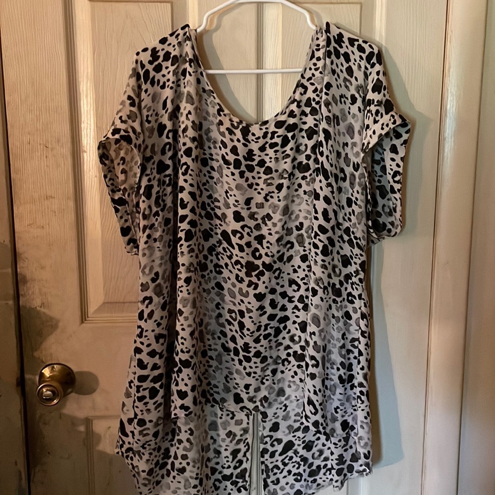 Animal Print Blouse